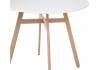 Обеденная группа Woodville Номиа 80 527487 white, wood, стулья экокожа фото 5