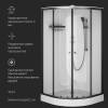 Душевая кабина Am.Pm X-Joy W94C-401-100BT 100x100, 1/4 круга, профиль матовый черный, стекло прозрачное фото 8