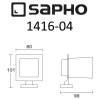 Стакан SAPHO APOLLO для зубных щёток с держателем, одинарный, 80x90x101 мм, хром фото 3