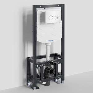 Система инсталляции для унитазов Wasserkraft Dill 61TLT.010.ME.WH01 клавиша белый