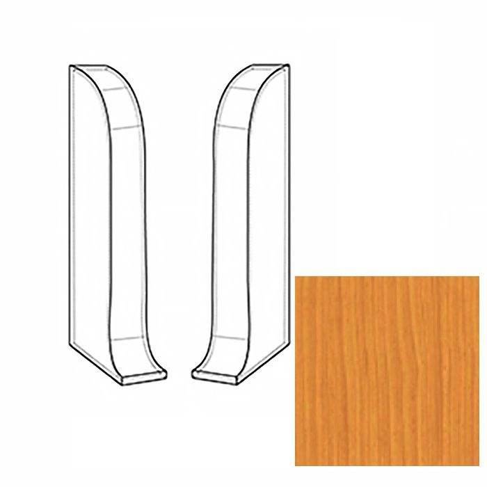 Заглушки LinePlast Вишня L007 58 мм (пара)