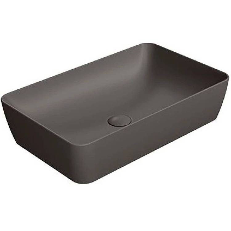 Раковина GSI Nubes 903616 60 см, коричневая матовая