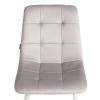 Стул Tetchair Chilly (mod. JSC-220) 24343 светло-серый, белый, велюр фото 7