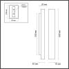 Настенный светодиодный светильник Odeon Light Travertino 6625/10Wl фото 2