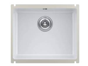 Мойка кухонная Kuchenstern Subkeram 60 301KW30 Keraplus, кристальный белый
