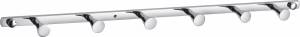 Вешалка Wonzon & Woghand WW-9381-6 с 6 крючками, хром