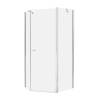 Душевое ограждение NEW TRENDY NEW SOLEO  100x80x195 K-0608 (хром)