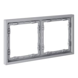 Рамка 2-постовая Voltum S70 VLS100216 серый