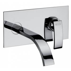 Смеситель для раковины Jacuzzi Ray IOCR208WBJAP настенный, встраиваемый, хром