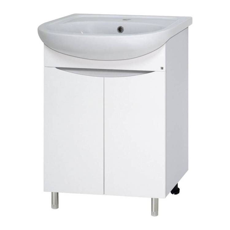 Тумба с раковиной Misty Смайл Э-Сма01060-031Пр