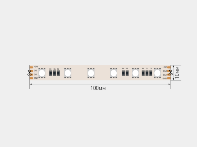 Светодиодная лента SWG PRO SWG5PT60-24-14.4-WS2811RGB