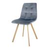 Стул Bradex Home Easy FR 0733, серый с ножками под дерево фото 2