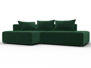 Диван угловой Лига Диванов Лига-103 134816L Зеленый