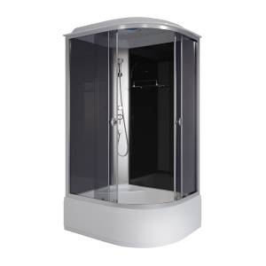 Душевая кабина Niagara Eco E120/80/40L/TN 120x80x215 Левая, профиль Серебро, 4 места