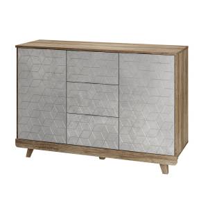 Комод БТС МЕБЕЛЬ Мегаполис КМ-15 00-00162354 дуб каньон/F04