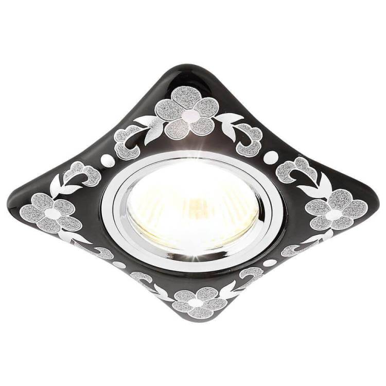 Встраиваемый потолочный светильник Ambrella light Desing D2065 BK/CH