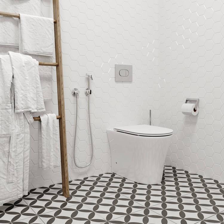 Унитаз приставной Cerutti Spa Adige F CT8907 белый