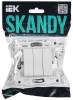 Выключатель 3-клавишный IEK Skandy SK-V30-0-10-K01 арктический белый фото 6