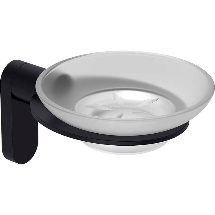 Мыльница Raglo R300.02.06 с держателем, Чёрный