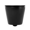 Унитаз подвесной CHARUS Torre Bianca EWC700-121B Black Estella Rimless безободковый, с горизонтальным выпуском, черный фото 3
