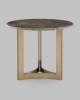 Стол журнальный Stool Group Кассия EET-292-BRCGS-brown 5105-9 темная керамика 60x60x50 фото 3