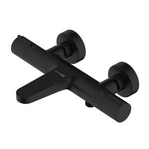 Смеситель для ванны Wasserkraft Elbe 7411 Thermo термостатический, черный