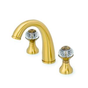 Смеситель для раковины Boheme Flora 317-FL бронза