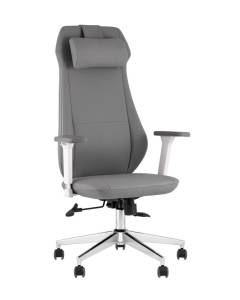 Кресло компьютерное Stool Group TopChairs Trophey DD-001-CH grey серый
