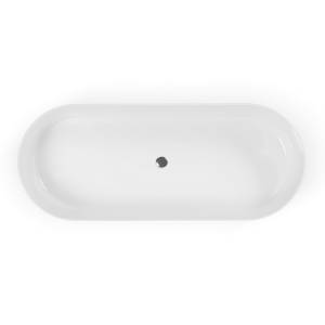 Ванна из искусственного камня Belux Берген Бг-1600 белая матовая