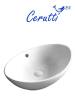 Раковина Cerutti Spa CR7027 белая, 59x19.5 фото 3