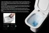 Унитаз приставной Cerutti Spa Argentera Pulse 7267 безободковый, с микролифтом, импульсный смыв фото 3