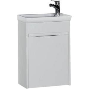 Тумба с раковиной Aquanet Дувр 45 213041 белый, 650x450x276