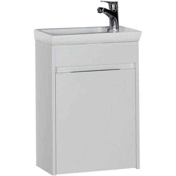 Тумба с раковиной Aquanet Дувр 45 213041 белый, 650x450x276