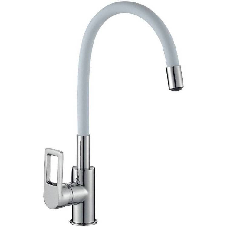 Смеситель для кухни Rossinka Z Z35-35U-White с гибким изливом