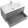 Тумба с раковиной Belbagno Kraft KRAFT-800-2C-SO-CG 80x46x50 Cemento Grigio подвесная с двумя выкатными ящиками фото 6