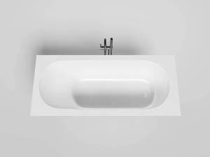 Ванна из искусственного камня Salini Ornella Kit S-Stone 180x80, матовая