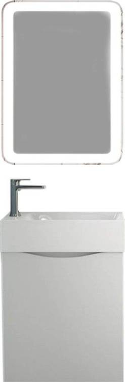 Мебель для ванной Art&Max Liberty R, 50, подвесная, Bianco Lucido