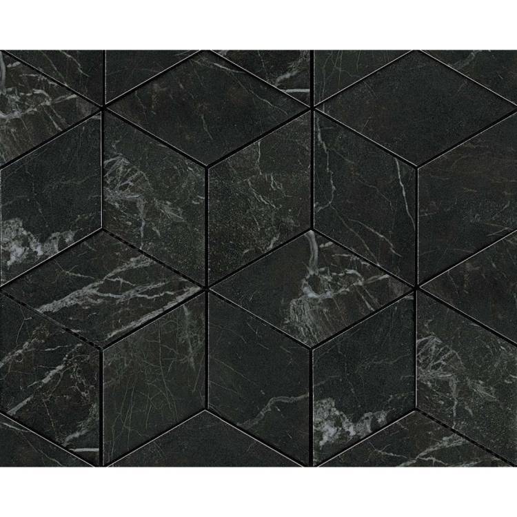 Декор Atlas Concorde Marvel Pro ADVP Noir St. Laurent Mos. Esagono Lapp 30x35