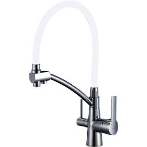 Смеситель для кухни Savol S-L1805L-02 с гибким изливом