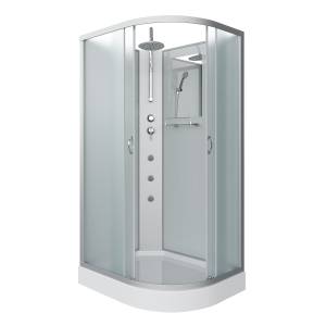 Душевая кабина Niagara Classic NG-3312-14LBKTG (1200x800x2100-2400) с низким поддоном (13см)