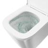 Унитаз подвесной Kerama Marazzi Cubo (Кубо) CU.T.wc.02 безободковый, с сиденьем микролифт, белый глянцевый фото 2