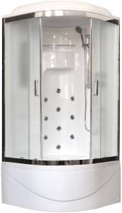 Душевая кабина Royal Bath RB100NRW-C-CH с высоким поддоном, с сиденьем