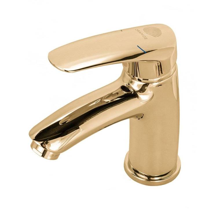Смеситель для раковины Orange Alfi M18-021gd