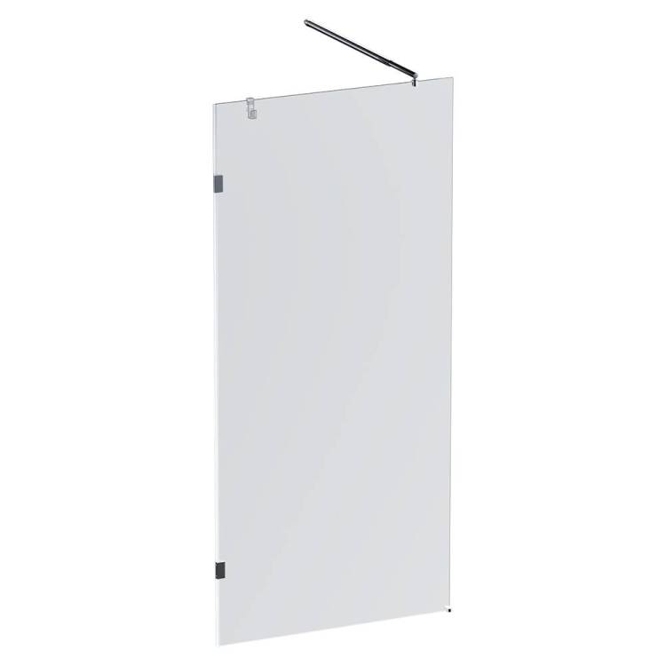 Душевая перегородка Am.Pm X-Joy W94UWI-90-F1-MTE профиль хром матовый, стекло прозрачное, 90x195