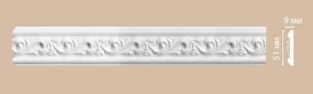 Молдинг c рисунком DECOMASTER 98652 240x0.9x5.1