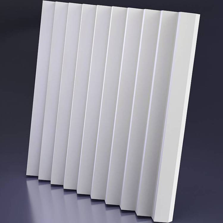 Гипсовая 3D панель Artpole Zigzag Big M-0076 600x600