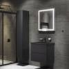 Мебель для ванной Am.Pm Gem BK90GM подвесная 70x60 см, черный матовый фото 2
