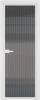 Межкомнатная дверь Profil Doors 1 AV цвет профиля Вайт, стекло безопасное 6 мм мору тонированное 700x2000