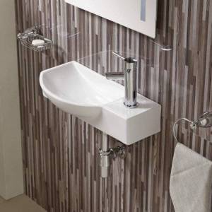 Раковина Weltwasser WW Aisbach 10000008691 7945 GL-WT правая, 45 см