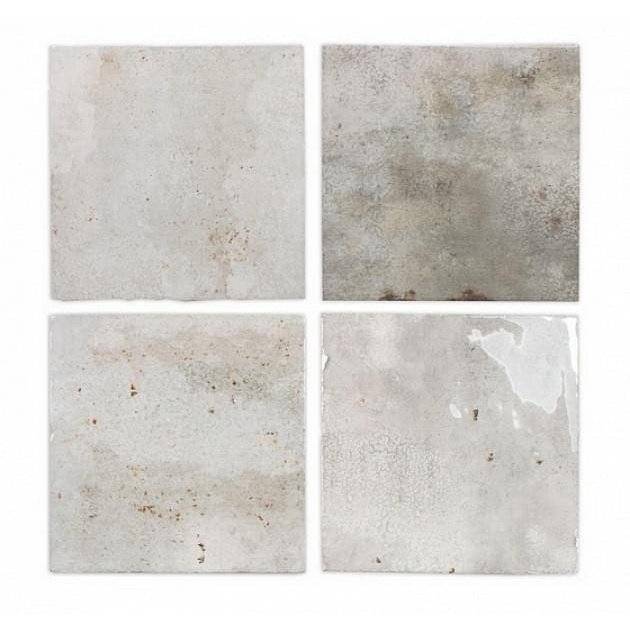 Керамическая плитка Dna Tiles Enamel 123079 Square Smoke 12.5x12.5